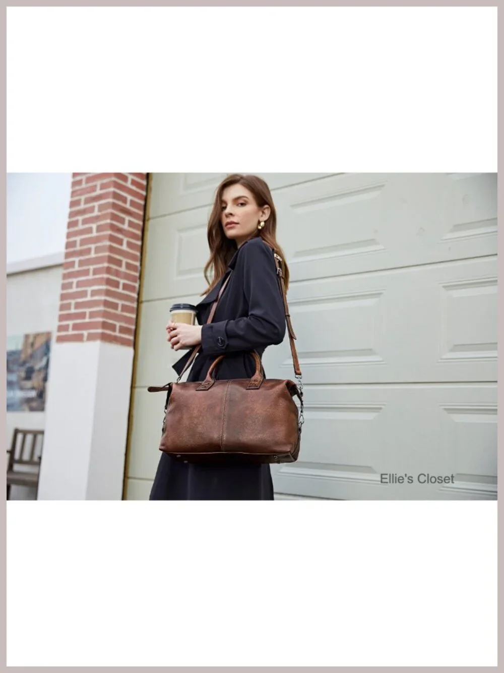 Genuine Leather Satchel Handbag Women Shoulder Crossbody Hobo Tote
